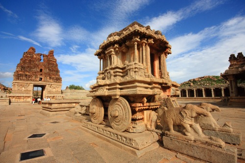 Stone Chariot at Hampi, Karnataka